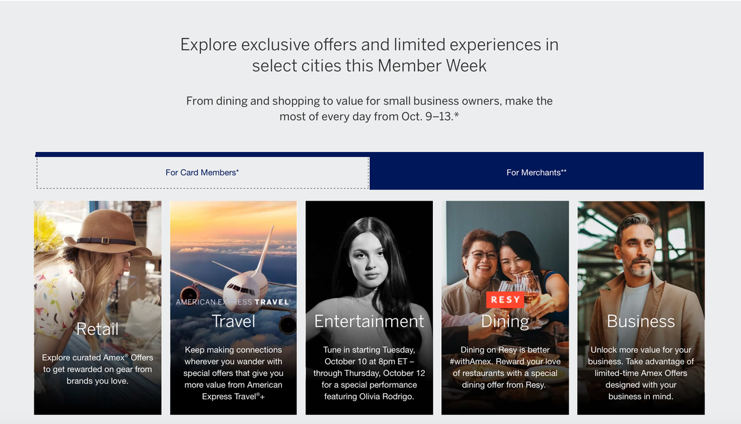 American Express is bringing back Member Week The Points Guy